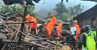 theindiaprint.com rescue crews exit the raigad district landslide spot as local police guard the area in maharashtra download 2023 07 24t191618.826