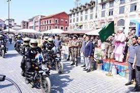 theindiaprint.com crpf womens biking excursion is launched in srinagar by jampk lg download 2023 10