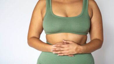 theindiaprint.com advice on how to avoid bloating after a large dinner midsection of a fat woman in 1 1