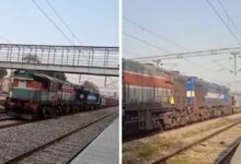 theindiaprint.com a viral video shows a goods train traveling from kathua to pathankot without a loc