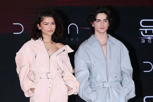 At the Dune: Part Two event, Zendaya and Timothee Chalamet turn heads wearing matching jumpsuits