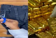 theindiaprint.com at the trichy airport gold worth rs 42 lakh that was concealed in a mans clothes w