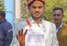 theindiaprint.com groom shows up for the uttar pradesh police reserve recruitment test wearing a bar