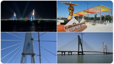 theindiaprint.com indias longest cable stayed bridge sudarshan setu is opened by prime minister modi