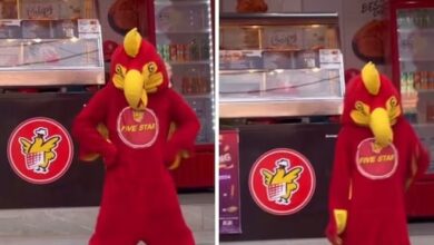 theindiaprint.com this hilarious mascot of a fried chicken shop in bangladesh is dancing to a bollyw