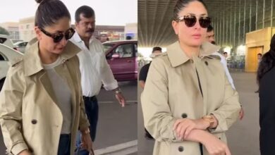 theindiaprint.com watch as kareena kapoor gets papared at the airport while looking fierce with an o
