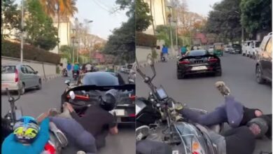 theindiaprint.com watch this viral video of bengaluru scooter riders escaping death while attempting