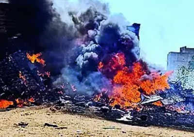 A Tejas aircraft experiences its inaugural crash following its involvement in the Pokhran exercise
