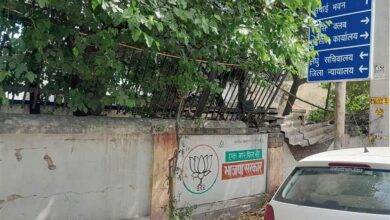 theindiaprint.com bjp posters remain on walls the congress demands action from rohtak dc 2024 3large