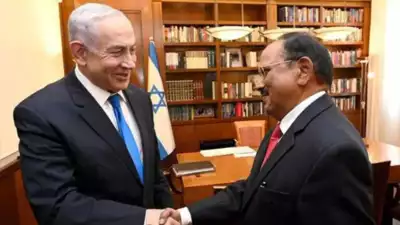 NSA Doval spoke on captive release and humanitarian aid to Gaza while in Israel: MEA