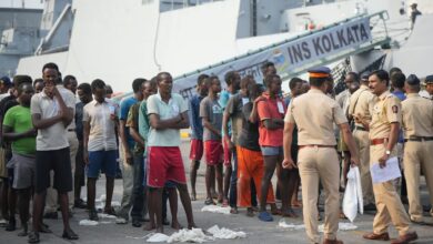 theindiaprint.com reaching mumbai the warship ins kolkata is carrying 35 pirates who were captured o