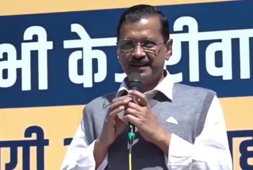 The AAP’s Lok Sabha campaign is launched with the slogan “Sansad Mein Bhi Kejriwal.”