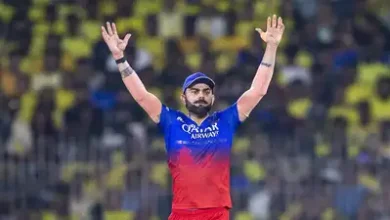 theindiaprint.com watch during the csk vs rcb game virat kohli grooves to the sounds of appadi podu