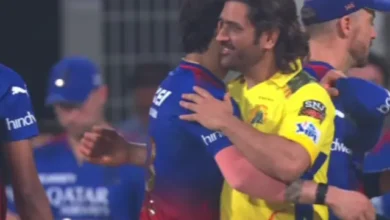 theindiaprint.com watch fans go crazy during virat kohli and ms dhonis wholesome moment during csk v