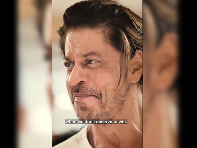 Shah Rukh Khan’s inspirational speech in the KKR dressing room, “We Didn’t Deserve To Lose,” goes viral