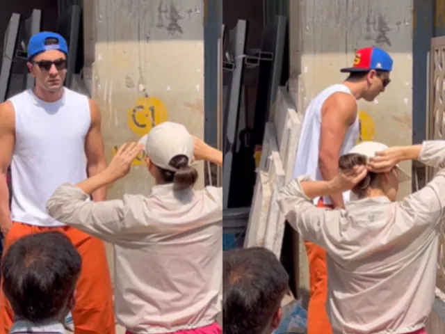 As they tour their new house, Alia Bhatt and Ranbir Kapoor choose the ideal summer attire | Watch